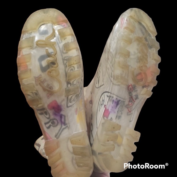 VINTAGE Coach 8 poppy rain-boots - Picture 4 of 8